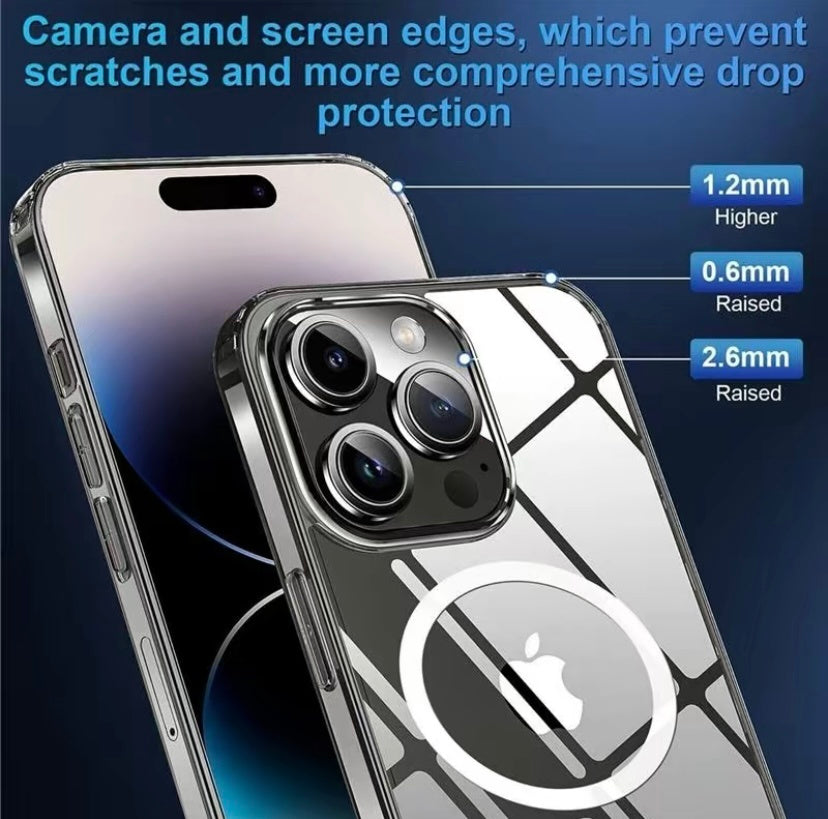 MagsSafe iPhone Clear Case for iPhone 14 to 15 Variants